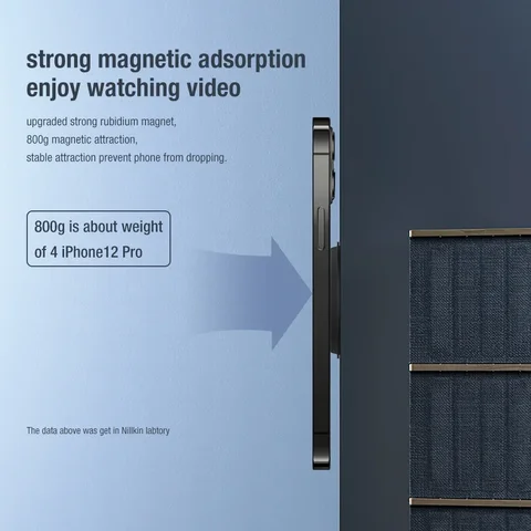 Магнитная подставка для зарядки телефона Nillkin Cing для MagSafe, наклейка SnapHold, совместимая со смартфонами iOS и Android, PU, 2 шт.