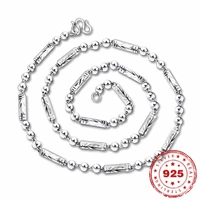 925 sterling silver color necklace jewelry for men colgante plata de ley 925 mujer pierscionki 925 jewelry bizuteria necklace