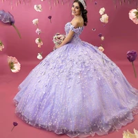 mexican vestido de 15 anos lilac charro quinceanera dresses lace applqiued corset sweet 16 dress abiti da cerimonia