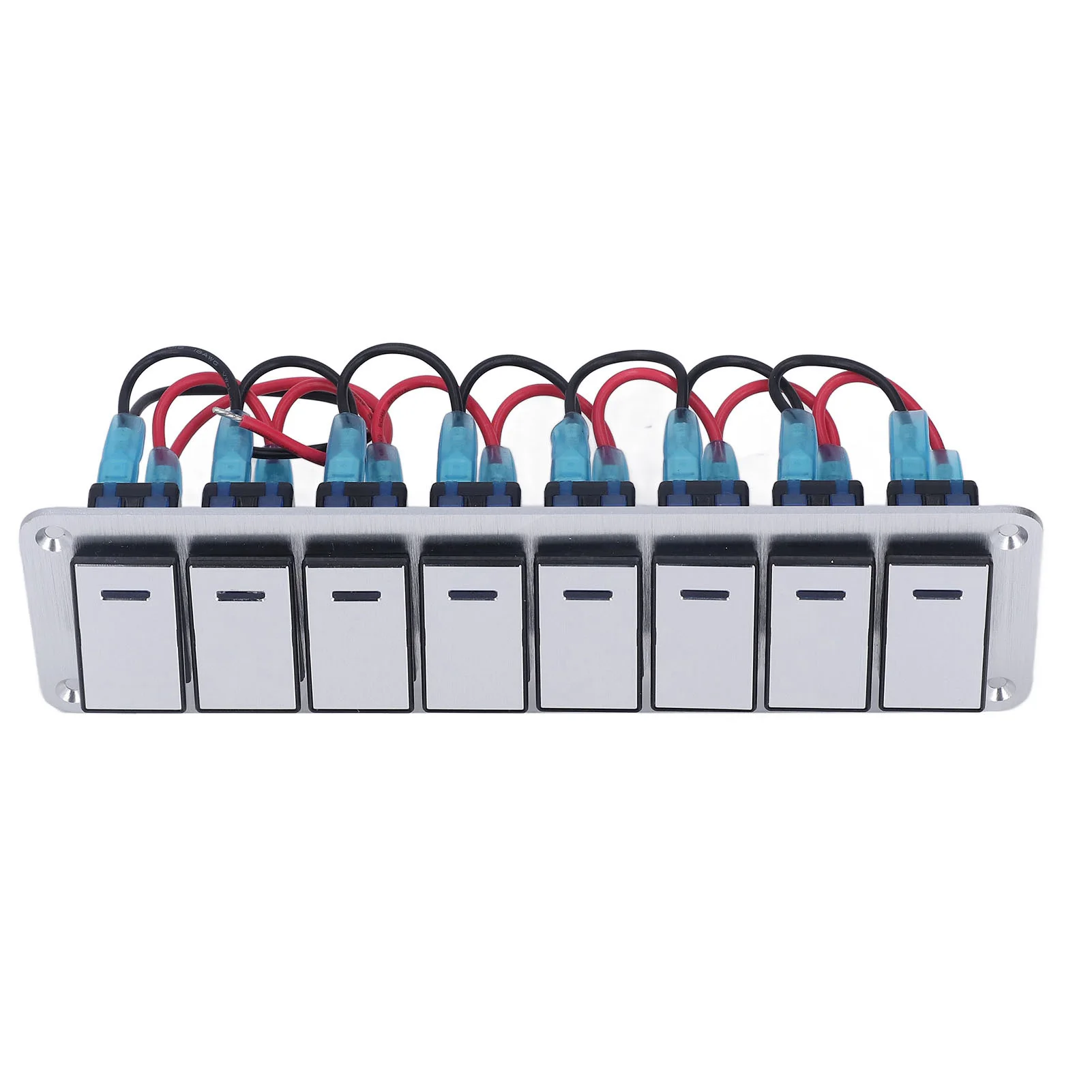 Панель кулисного переключателя 8-контактный 3-контактный светодиодный одиночный