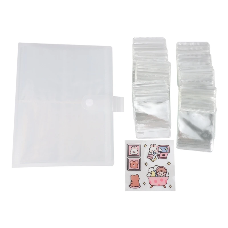 

Transparent Jewelry Storage Book, Jewelry Travel Organizer, Anti Oxidation Jewelry Storage Organizer Bag With Pockets