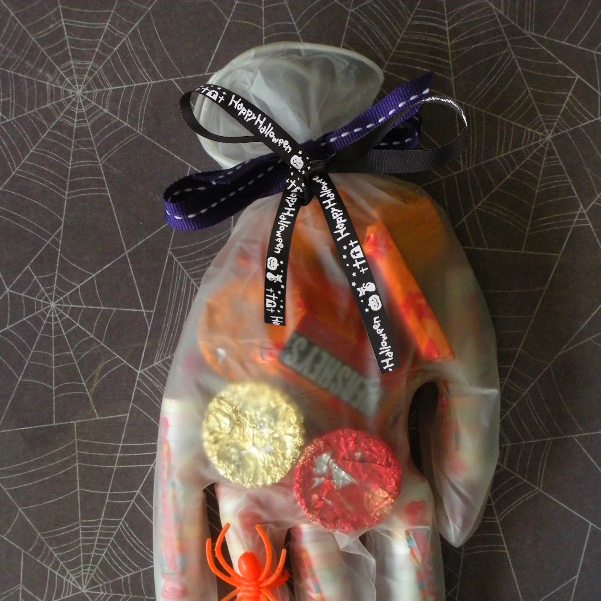 

1 Roll Happy Ribbon Crafting Ribbons Gift Package Ribbon Gift Ribbon Rolls Satin Ribbon