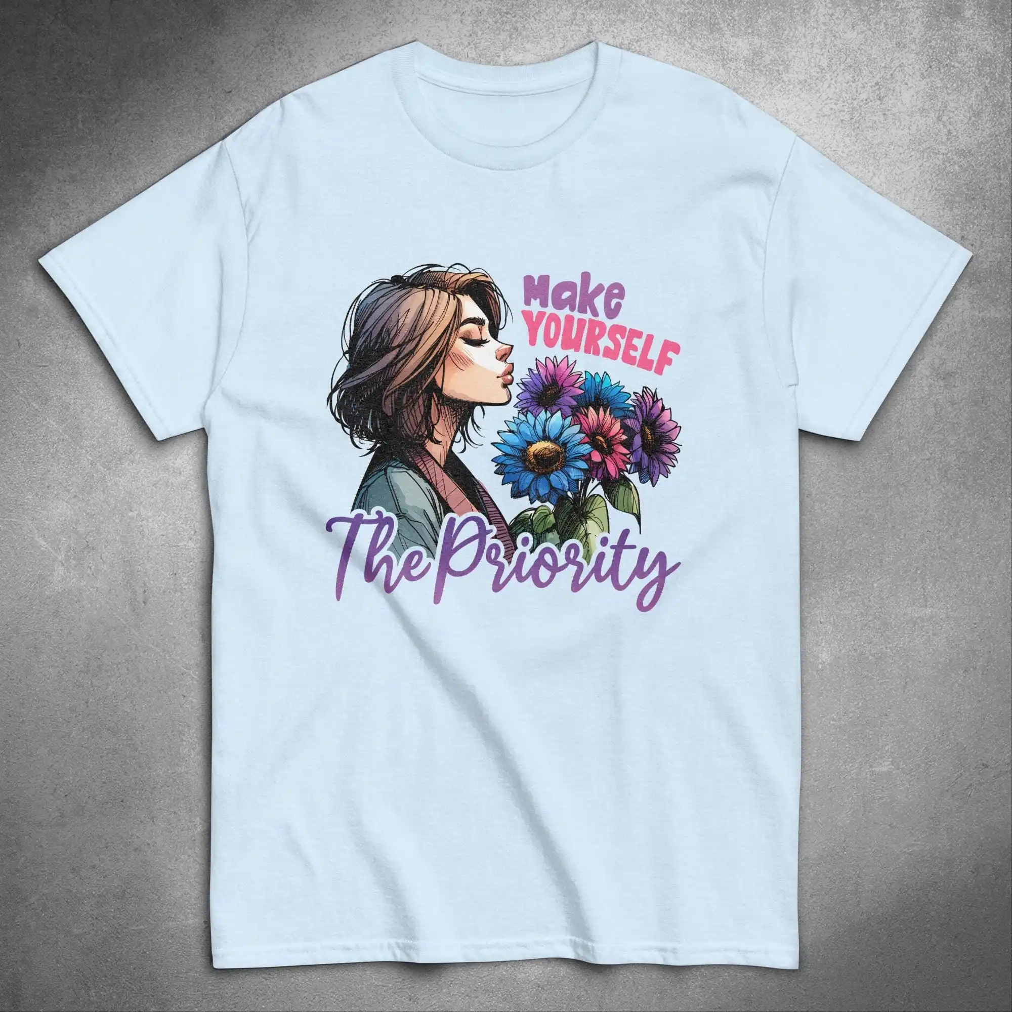 Футболка Сделай сам приоритет мотивационная одежда для повышения психического