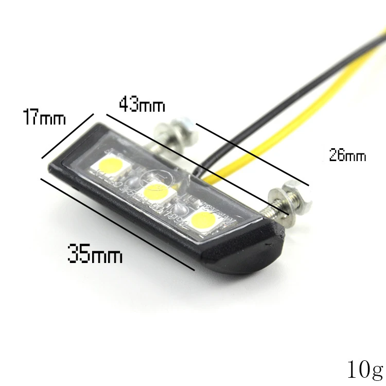 Ламсветильник светодиодная универсальная для номерного знака мотоцикла 12 В