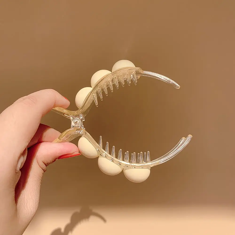 

Simple Crab Clip Girls Bangs Clip Female Ball Hair Claw Hair Headdress Korean Style Vertical Clip Women Hair Clip