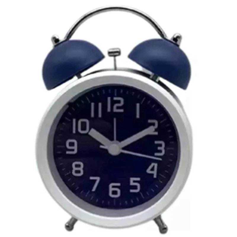 

Style Alarm Clock With Twin Bell Bedside Desk And Shelf Clock With Backlight For Heavy Sleepers