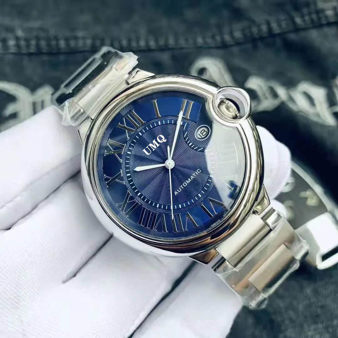 

Personnel automatic mechanical watch 316 diamond material is super strong, and shockproof glass is of high quality aaa watch