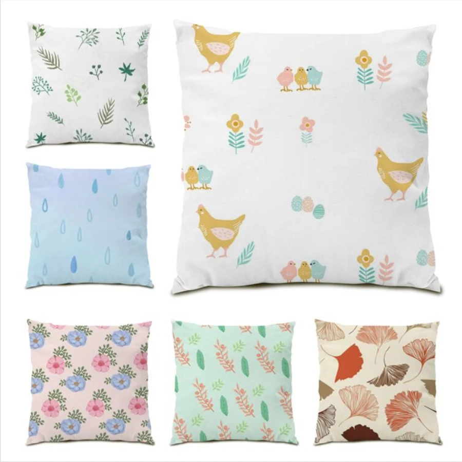 

Gift Polyester Linen Throw Pillow Cover Living Room Decoration Modern Home Decor Cushion Cover 45x45 Geometric Luxury Bed E0022