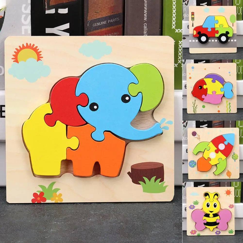 

Строительные блоки, игрушки, трехмерное интеллектуальное развитие, сборка своими руками, животные, поезд, пазлы, Игрушки для раннего развит...