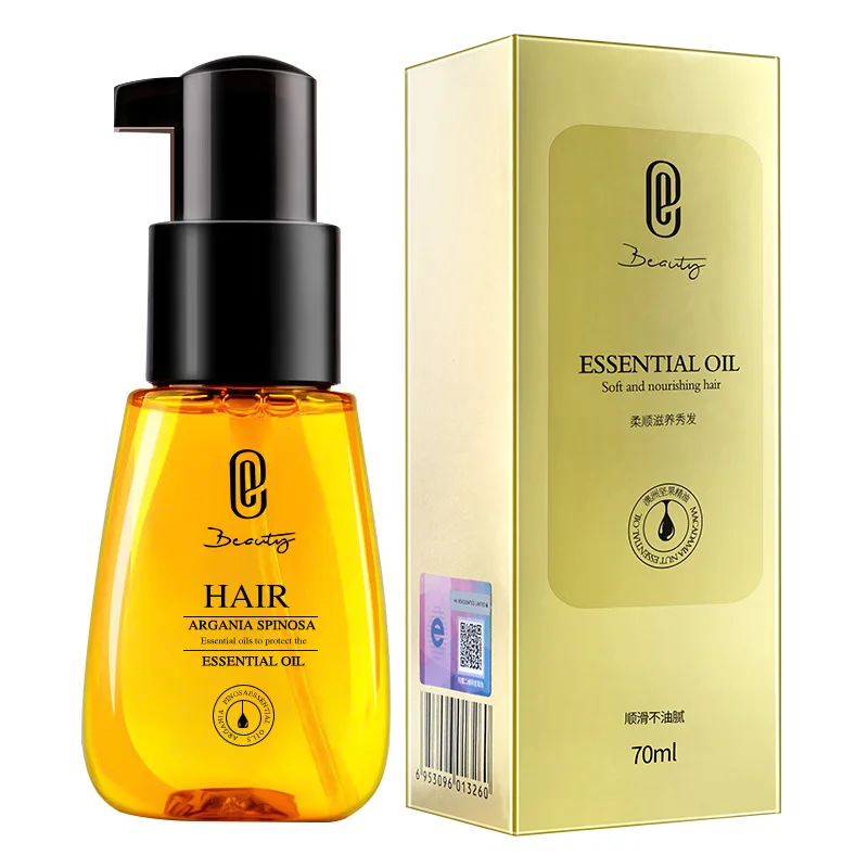 

70g Moroccan Hair Care Essential Oil Repair Perm Dyed Hair Lasting Fragrance Essence Oil Wash-free To Improve Frizz Moisturizing