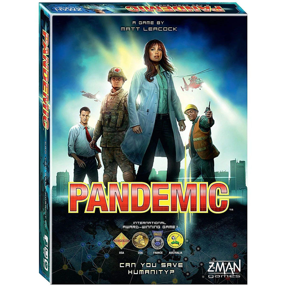 

Pandemia Board Game Adult and Family Board Game Suitable for Over 8 Years Old Cooperative Games