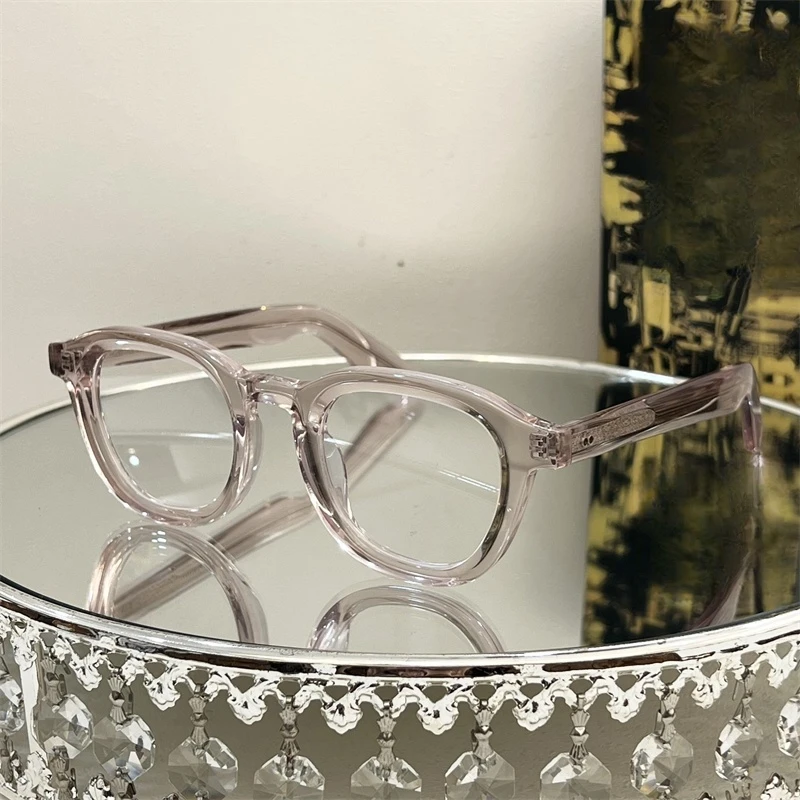 Овальные очки ручной работы DAHVEN в ацетатной оправе роскошные дизайнерские