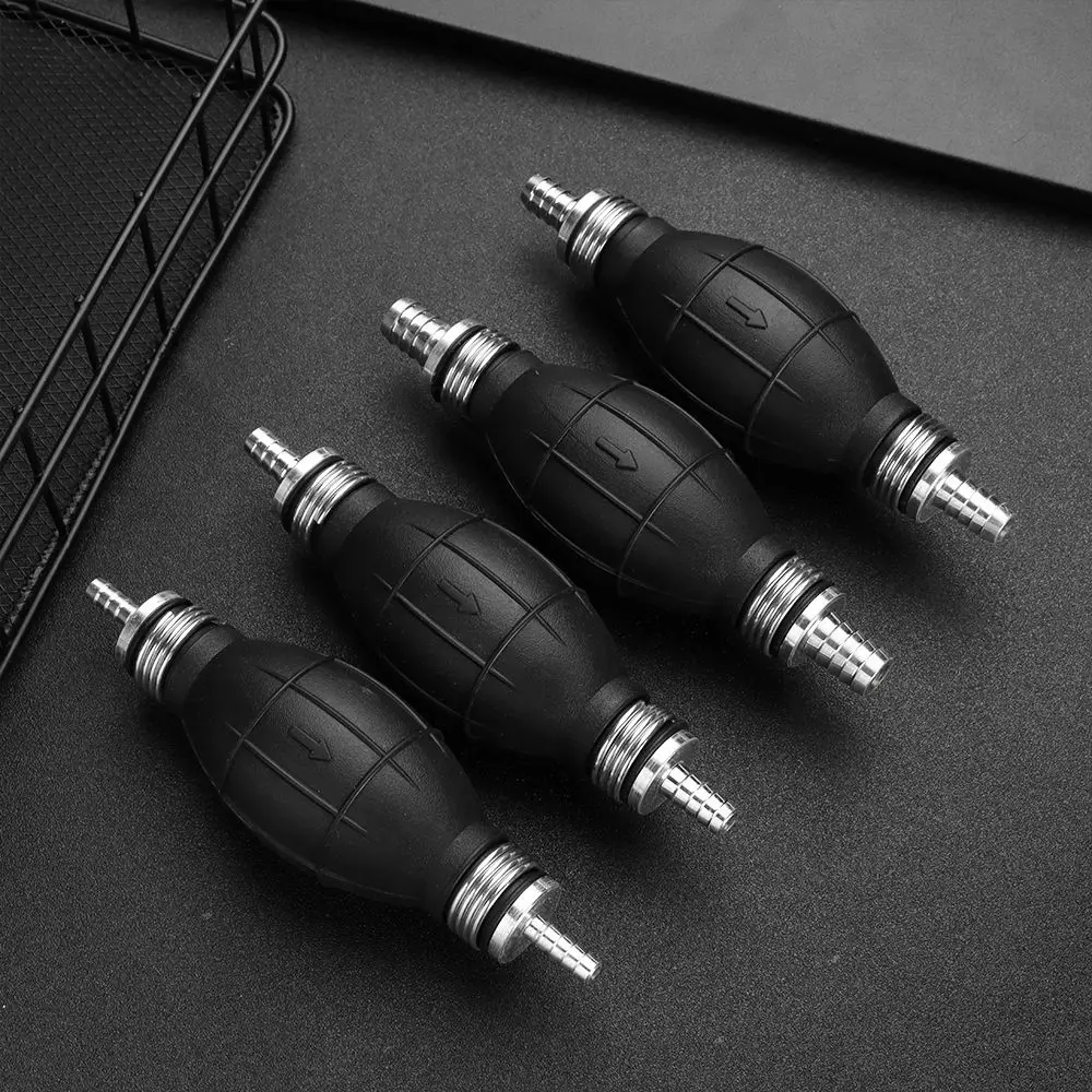 Ручной Топливный Насос 6 Мм/8 Мм/10 Мм/12 Мм Легкий Из Сплава И Резины Для Бензина