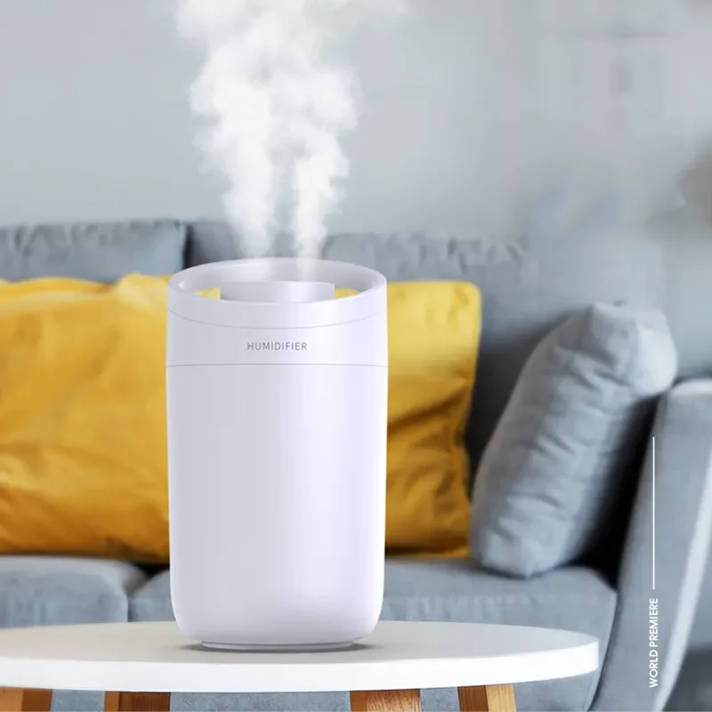 

Large Ultrasonic Air Humidifier USB Double Outlet Aromatherapy Humidifer Diffuser Portable Humidificador for Home Bedroom
