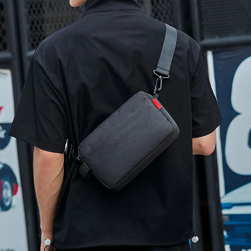 Маленькие Мужские сумки через плечо 2023 брендовые японские с боковым ремнем для