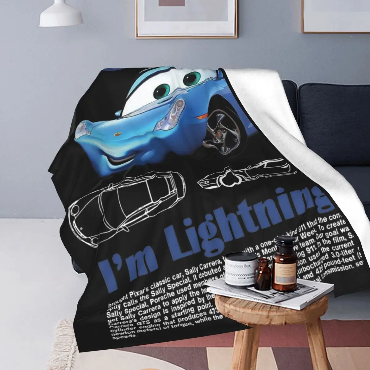 Салли I'm Lightning флисовый чехол для весны и осени Mcqueen многофункциональные супер