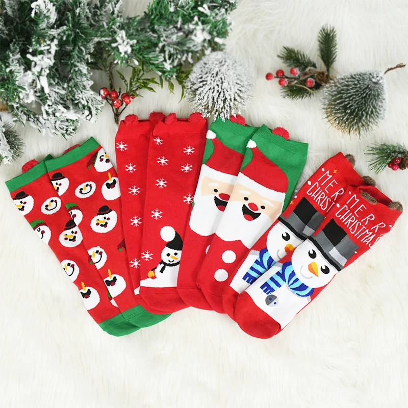 

Рождественские хлопковые Мультяшные носки, оригинальные для дома, рождественские украшения, подарки, товары для вечеринок, Новогодние детские подарки