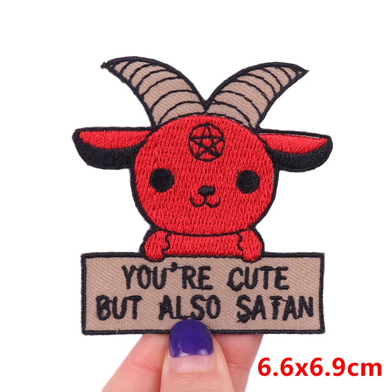 Нашивки с мультяшными животными и надписью вышитые нашивки для одежды наклейка