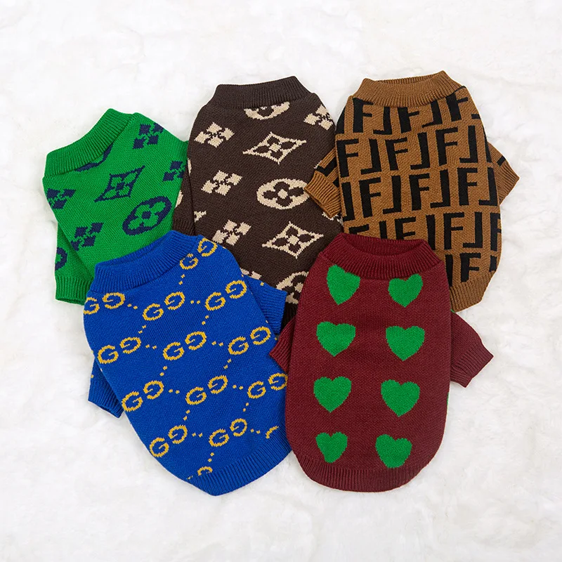 

Woolen Knitted Dog Clothes Winter Two Feet Warm Dog T Shirt Suitable for Small Medium Dogs Chihuahua Costume Yorkie Clothes