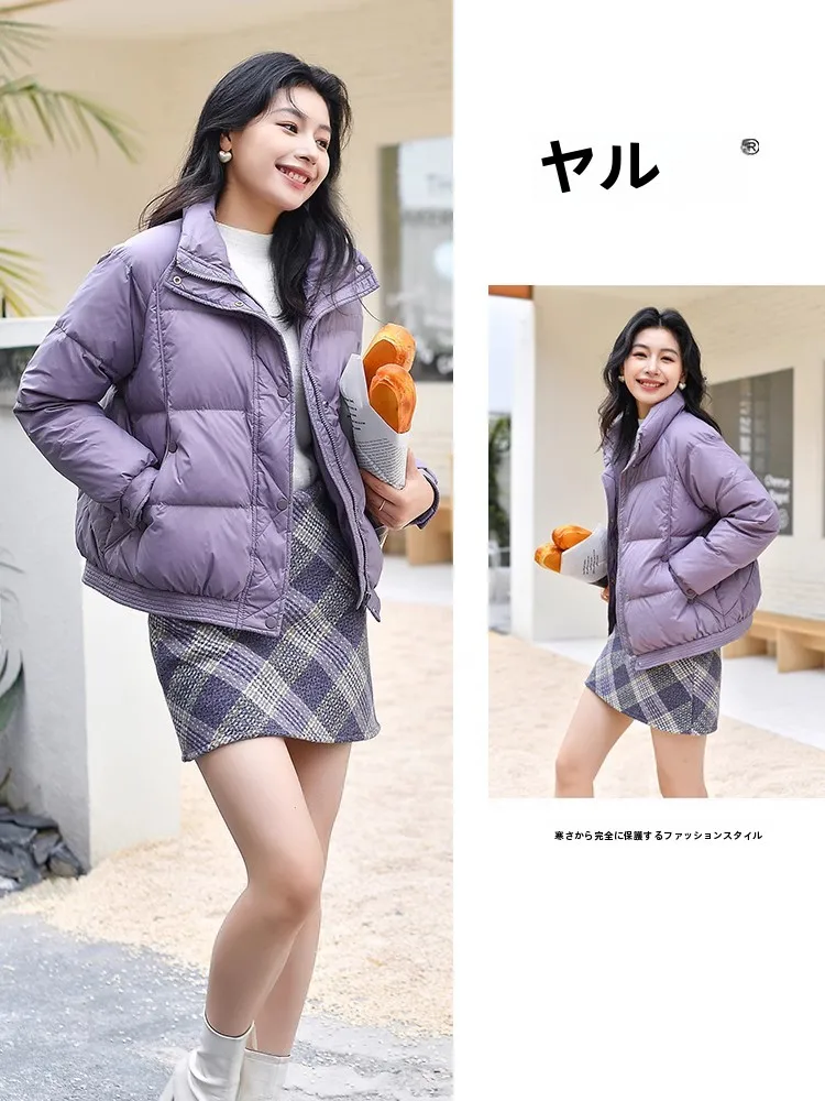 Yalu 2024 новый пуховик женский зимний в стиле вестерн модный короткий