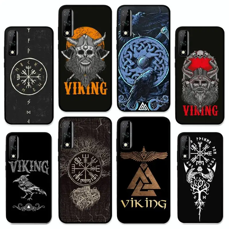 

Viking Vegvisir Logo Phone Case for Huawei Y 6 9 7 5 8s prime 2019 2018 enjoy 7 plus