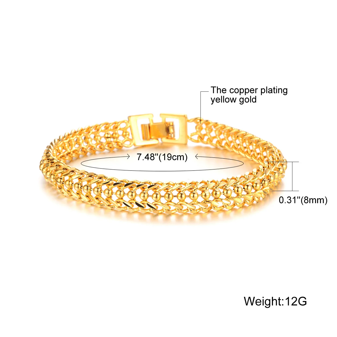 Модный креативный подарок на день Святого Валентина Медный позолоченный женский