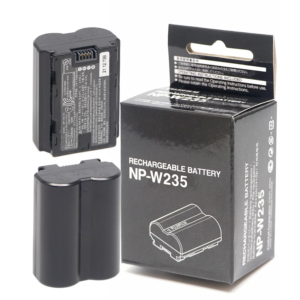 

NP-W235 NPW235 2200mAh Rechargeable Li-Ion Battery for Fujifilm Fuji GFX50S2 GFX100S XT4 XH2S Camera Battery