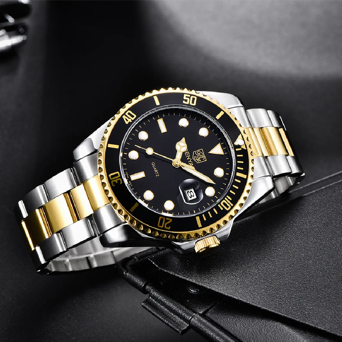 

Часы наручные BENYAR Мужские кварцевые, роскошные спортивные повседневные, водонепроницаемость 30 м, с датой