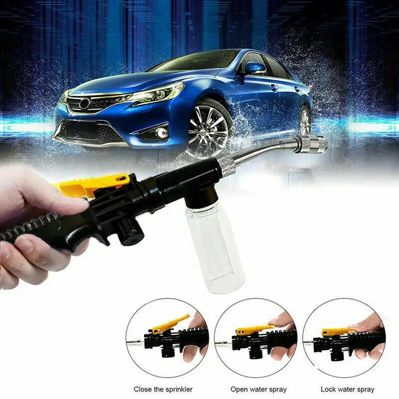 

Car High Pressure Power Washer Spray Water Gun With Nozzle Hose Tips Garden Tool