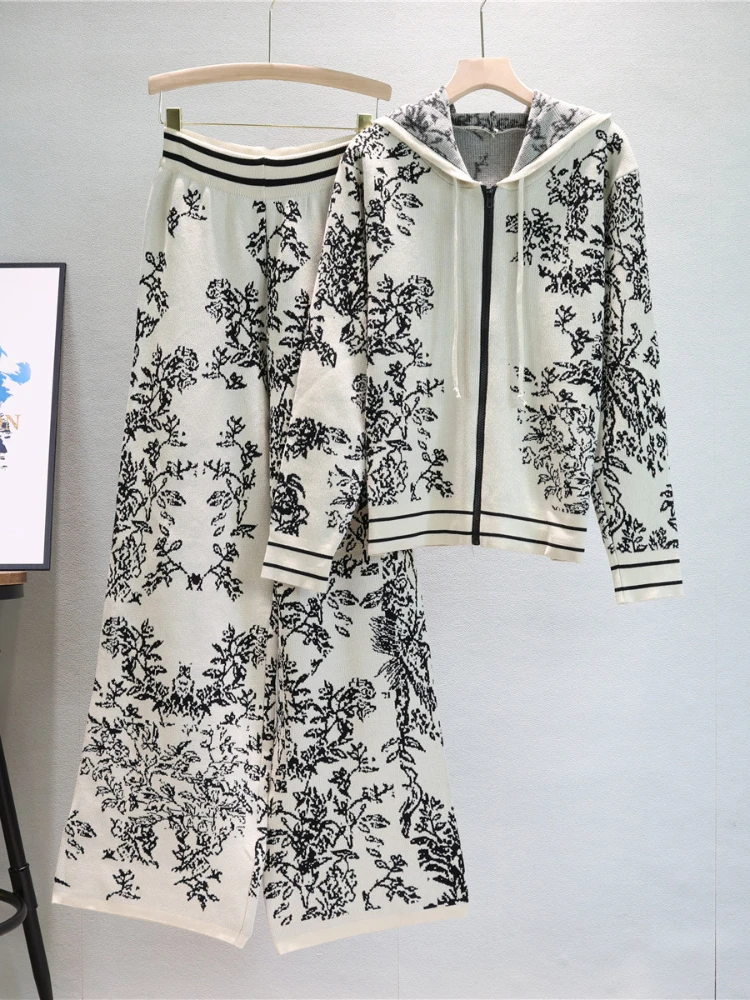 Женский трикотажный комплект из 2 предметов повседневная мусульманская куртка с