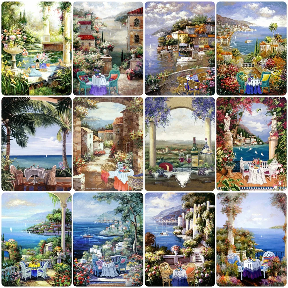 

Набор для рисования по номерам на холсте «Пейзаж»