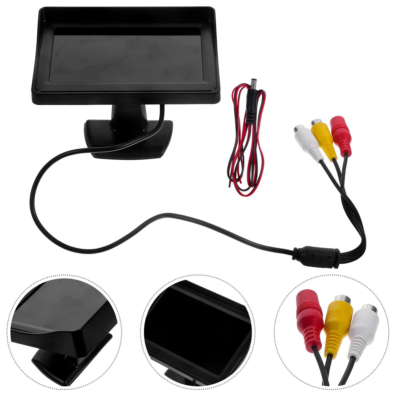 

1 Set Rearview Car LCD Monitor Parking Monitor 43 Inch Truck Rear View Monitor Screen