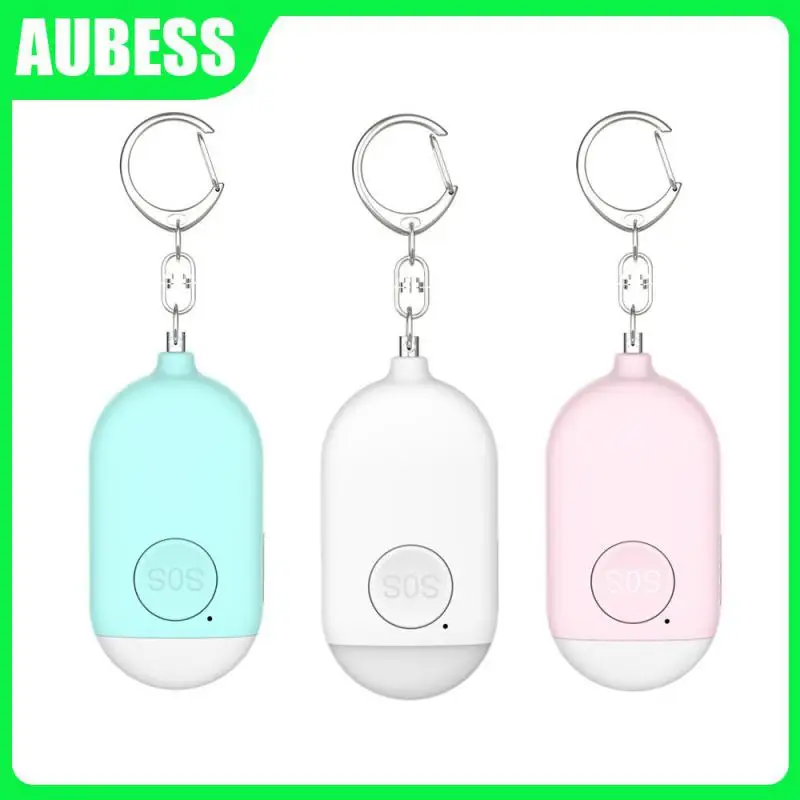 

Self Defense Alarm 120dB Girl Women Security Protect Alert Personal Safety Scream Loud Keychain Alarm Emergency Charging Alarms