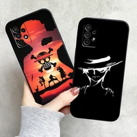 one piece monkey d luffy phone case for samsung galaxy s8 s9 s10 plus s10e s10 lite s10 5g back silicone cover coque funda