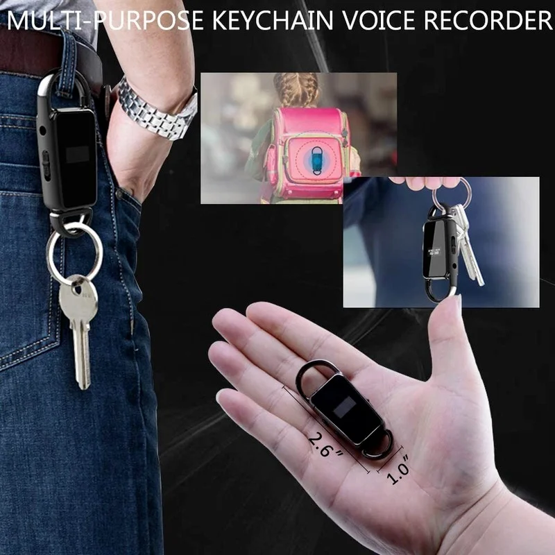 

SRUTON Smallest Voice Recorders 32G Mini MP3 Digital Micro Audio Sound Dictaphone Secret Recording Professional Digital Recorder