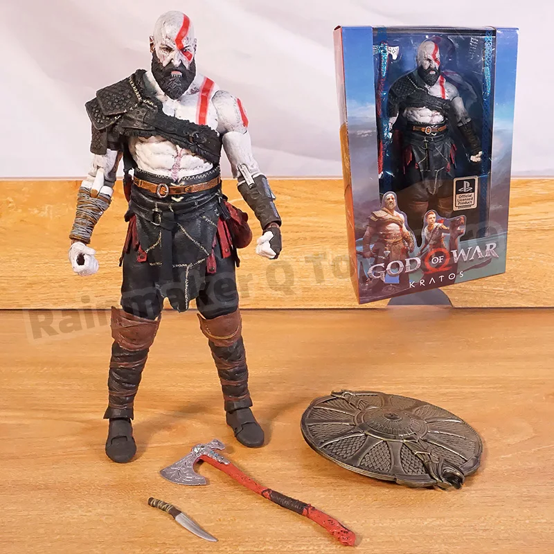 NECA: God of War Классическая игра PS4 Kratos Фигурка ПВХ Коллекционная модель Игрушки Кукла