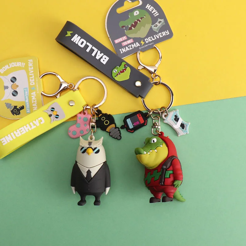 

DIY animation key chain lovely personalized key chain car key chain cartoon gift jewelry key chain bag hanging ornaments