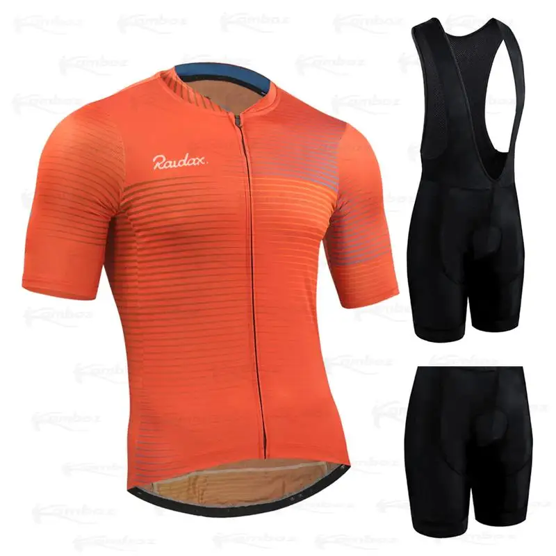 New Raudax summer Cycling set Short Sleeve Jersey bike uniform Sports Bicycle Clothing MTB clothes wear maillot ropa de ciclismo