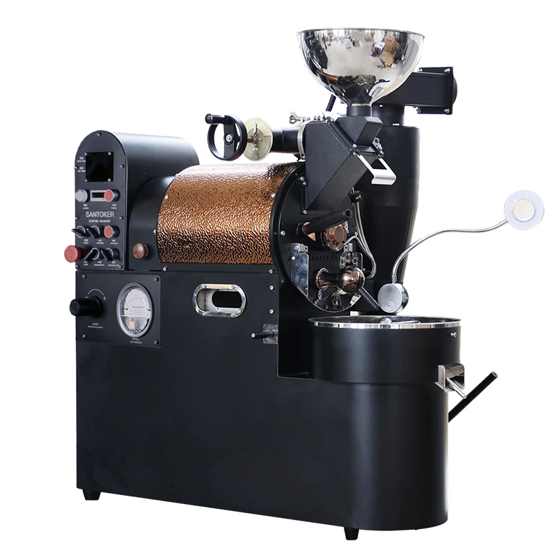 Фото Wintop WS-1 Бесплатная модернизация Электрическая кофеварка с сенсорным экраном Газовая 1 кг 2 кг Tostadora De Cafe №3