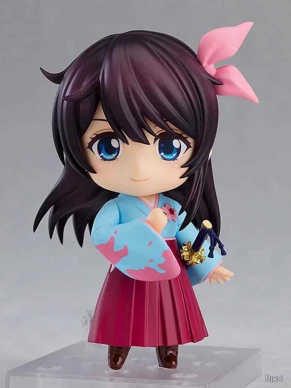 

100% оригинал: искусственная кожа Amamiya Q version figma фигура из ПВХ аниме модели игрушки Фигурки коллекционные куклы в подарок