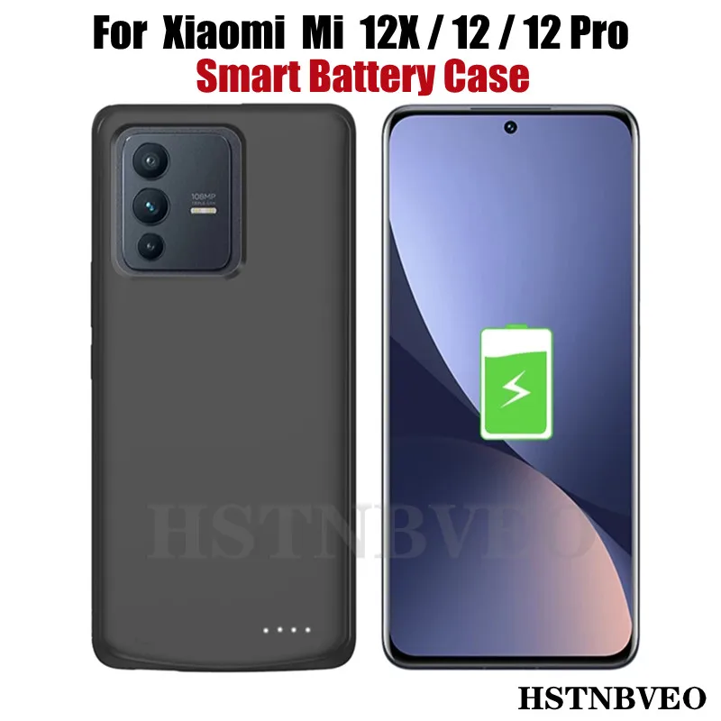 

For Xiaomi Mi 12 Battery Charger Cover Mi 12 12X Power Bank Battery Charging Cover For Xiaomi Mi 12 Pro Battery Case Phone Case