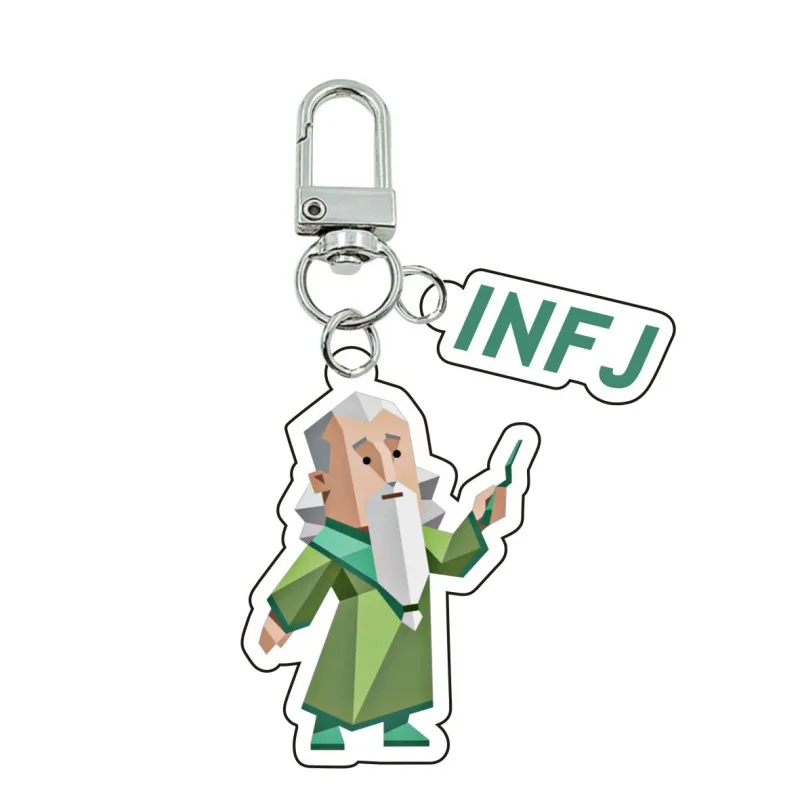 Акриловый брелок с персонажем мультфильма MBTI, 16 видов подвески ESFP, украшения ESTP ENTJ, креативные аксессуары с героями мультфильмов, ISFP ISTP INTP (art.: 3920ccbbd22e8) - 3920ccbbd22e8