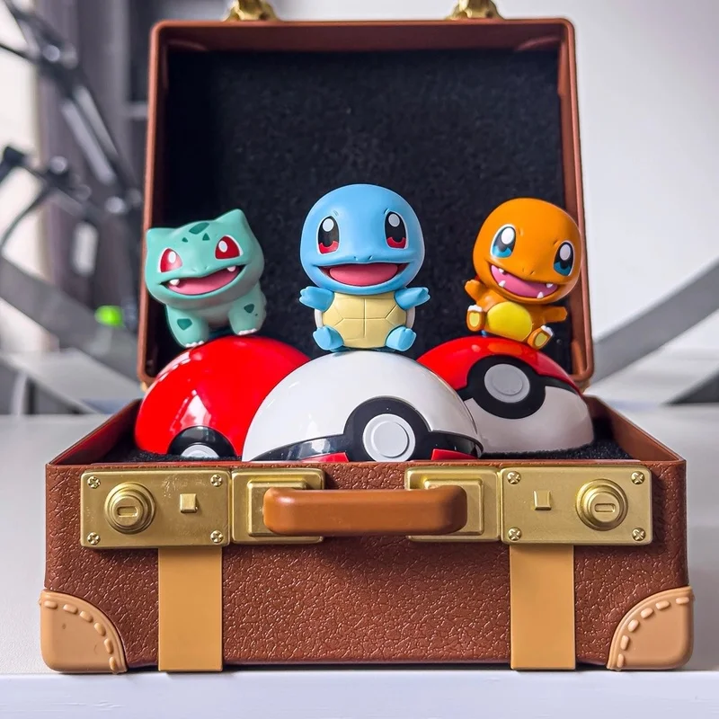 Фото Коллекционная фигурка Funism Pokemon к 30-летию: Слепая коробка, стартовый набор Канто, настольное украшение, подарок для взрослых коллекционеров №2