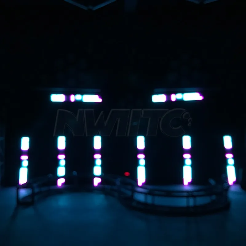 B-12 DMX512 Art-Net Kling-Net DMX 160 шт. RGB 3 в 1 светодиодный пиксельный сценический светильник