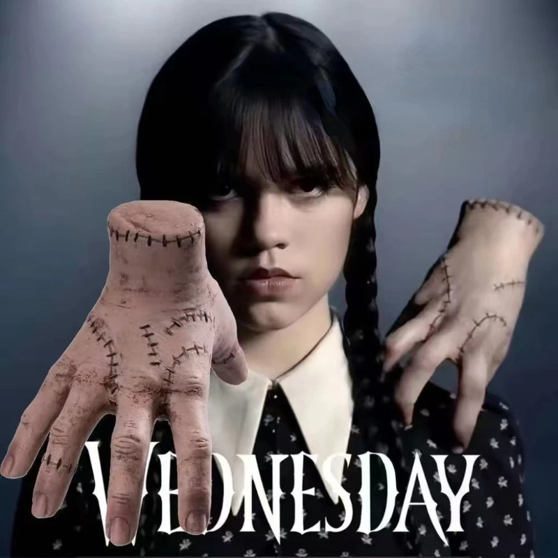 

Halloween Wednesday Addams Cosplay Model Hand From Addams Family Cosplay Props Scary Prank Toy Halloween Decoration