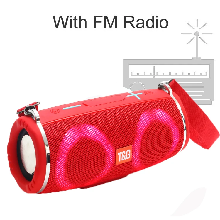 Портативные беспроводные колонки TG642 большой мощности 10 Вт цветной mp3-плеер