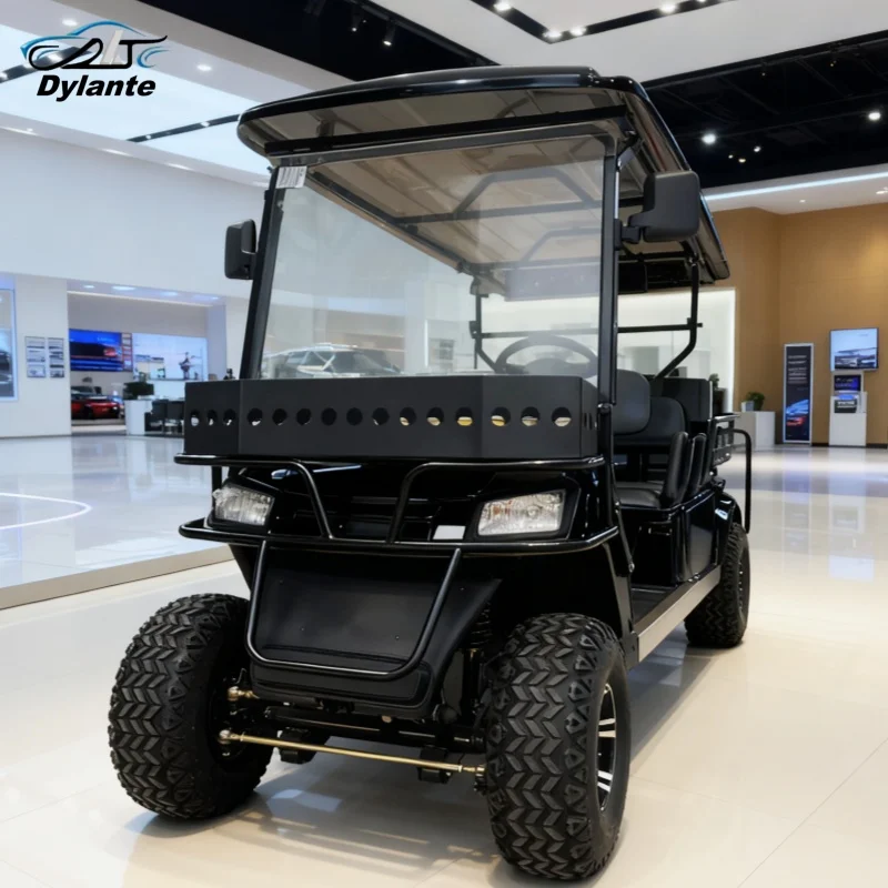 Фото Поставщик Trustworthy, литиевая батарея 2, 4, 6, 8, 10-местный клубный автомобиль, 4000 Вт, 5000 Вт, 7000 Вт, электрическая тележка для гольфа оптом и в розницу №3
