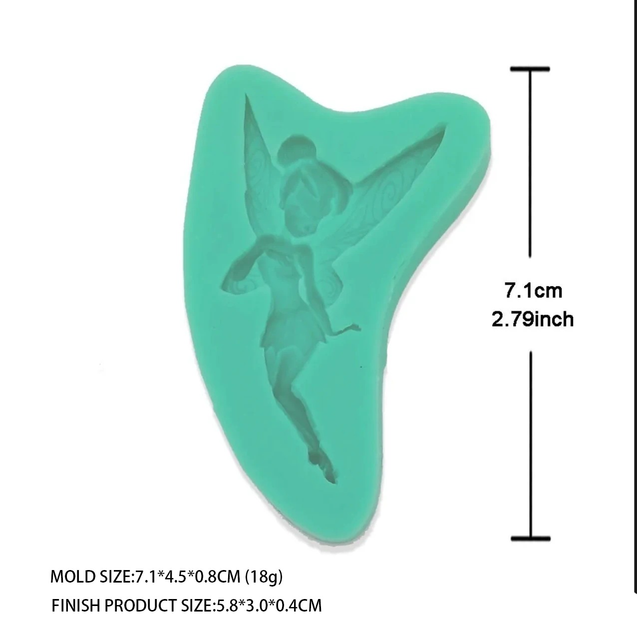 Силиконовая форма Elf для помадки украшение тортов цветок сказочный мультяшный