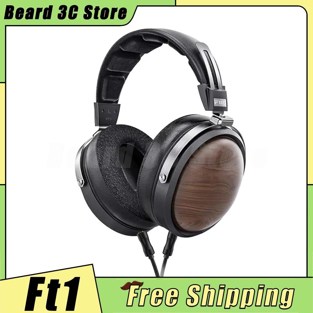 Наушники Fiio Ft1 проводные Hi-Fi наушники с закрытой спиной накладные из нановодного