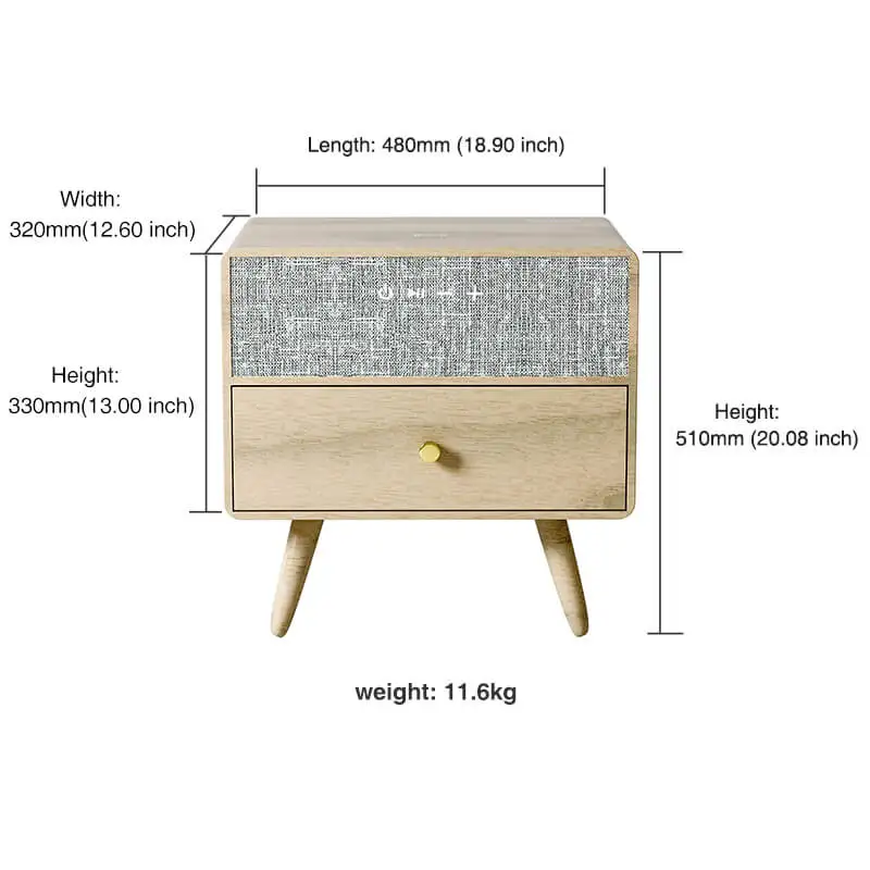 Дизайнерская тумбочка для спальни на заказ боковой столик мебель маленький